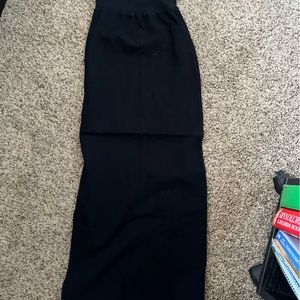 American Apparel High Waist Cotton Long Skirt